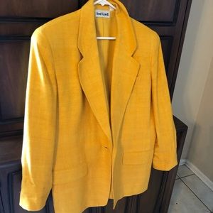 Anne Klein Vintage Yellow blazer